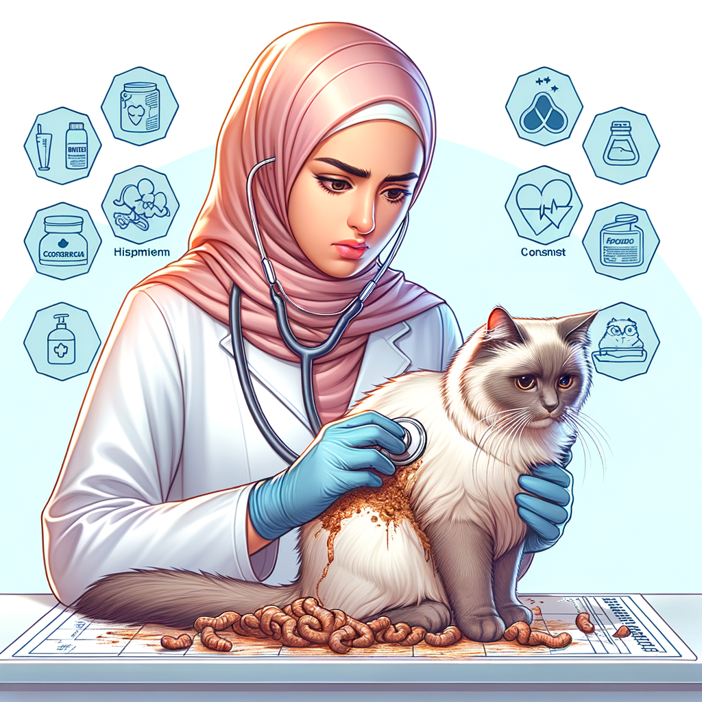 Veterinarian advising on cat constipation symptoms and causes, demonstrating home remedies and treatments for cat constipation, highlighting the importance of professional veterinary advice for cat health issues.